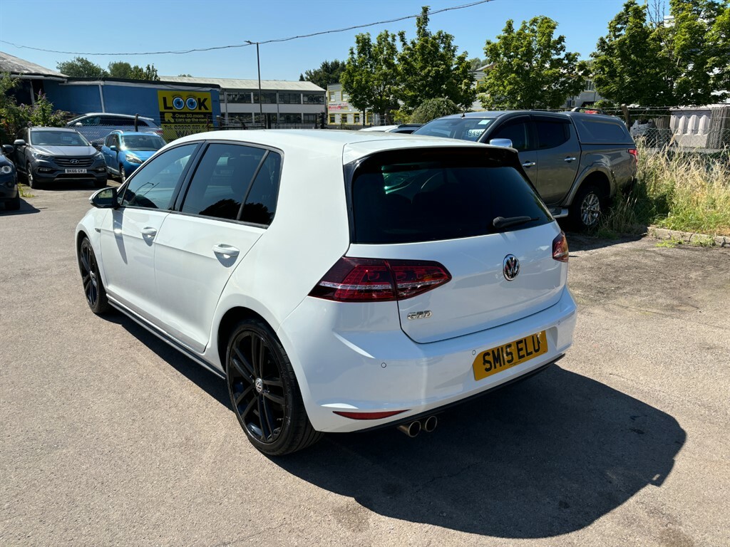 Volkswagen Golf Gtd White #4