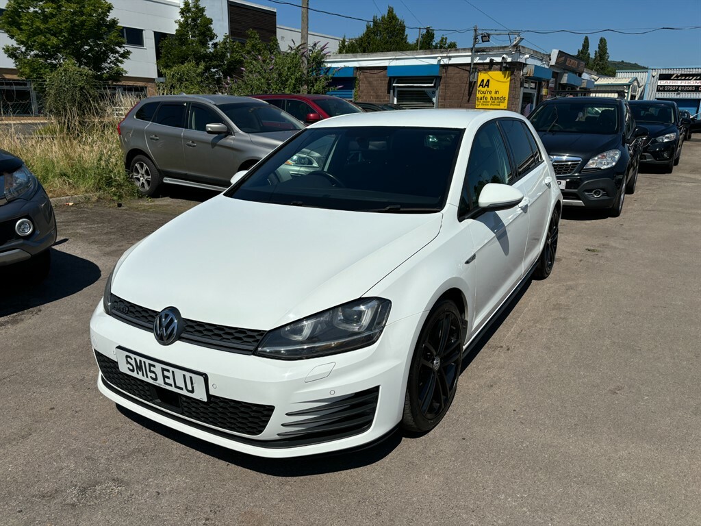 Volkswagen Golf Gtd White #3