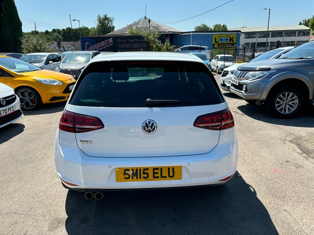 Volkswagen Golf Gtd White #5