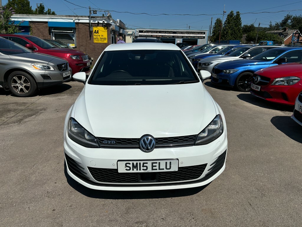 Volkswagen Golf Gtd White #2