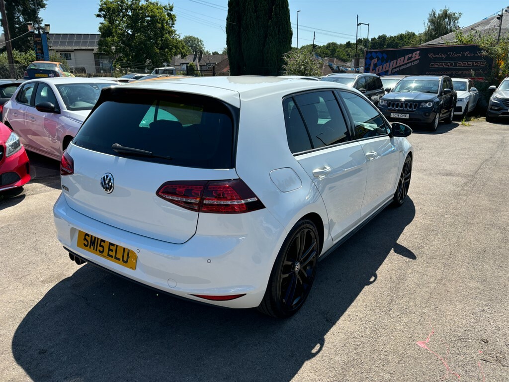 Volkswagen Golf Gtd White #6