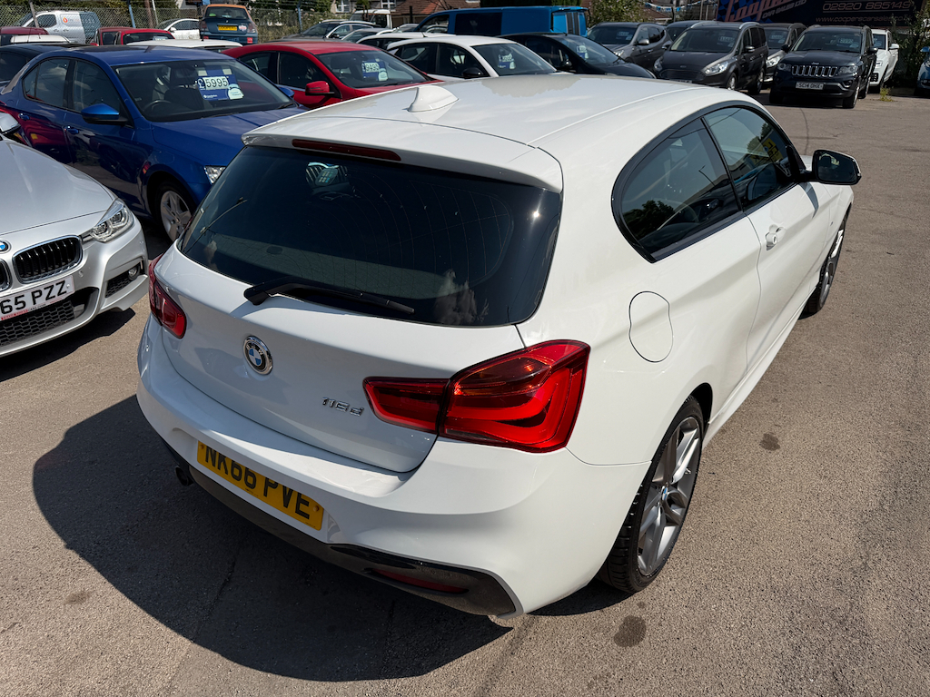 BMW 1 Series M Sport NK66PVE White #6