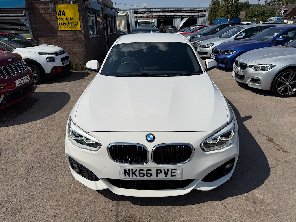 BMW 1 Series M Sport NK66PVE White #2