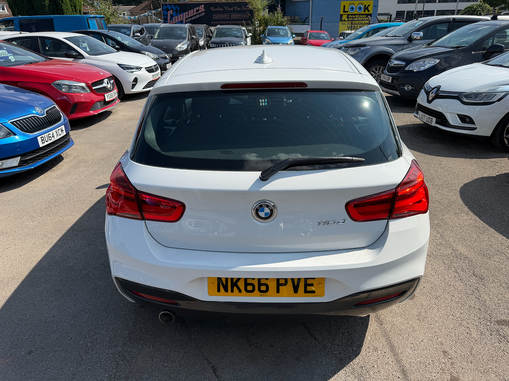 BMW 1 Series M Sport NK66PVE White #5