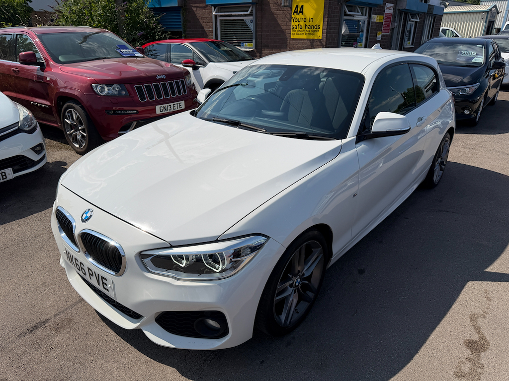 BMW 1 Series M Sport NK66PVE White #3