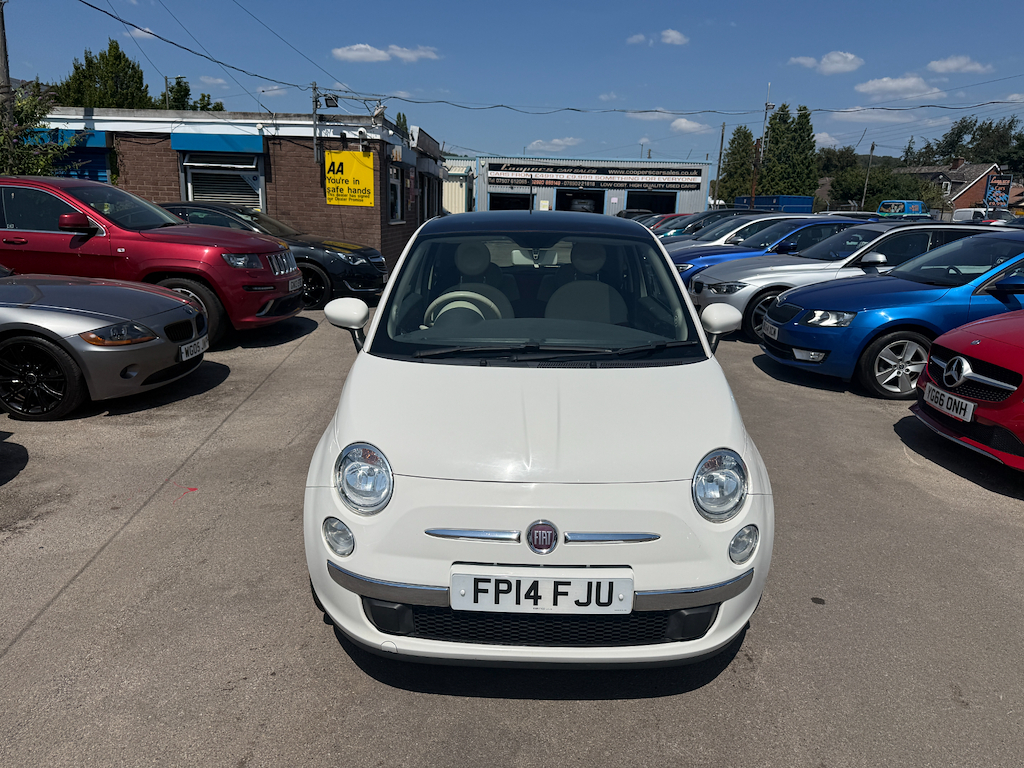 Fiat 500 Lounge White #2
