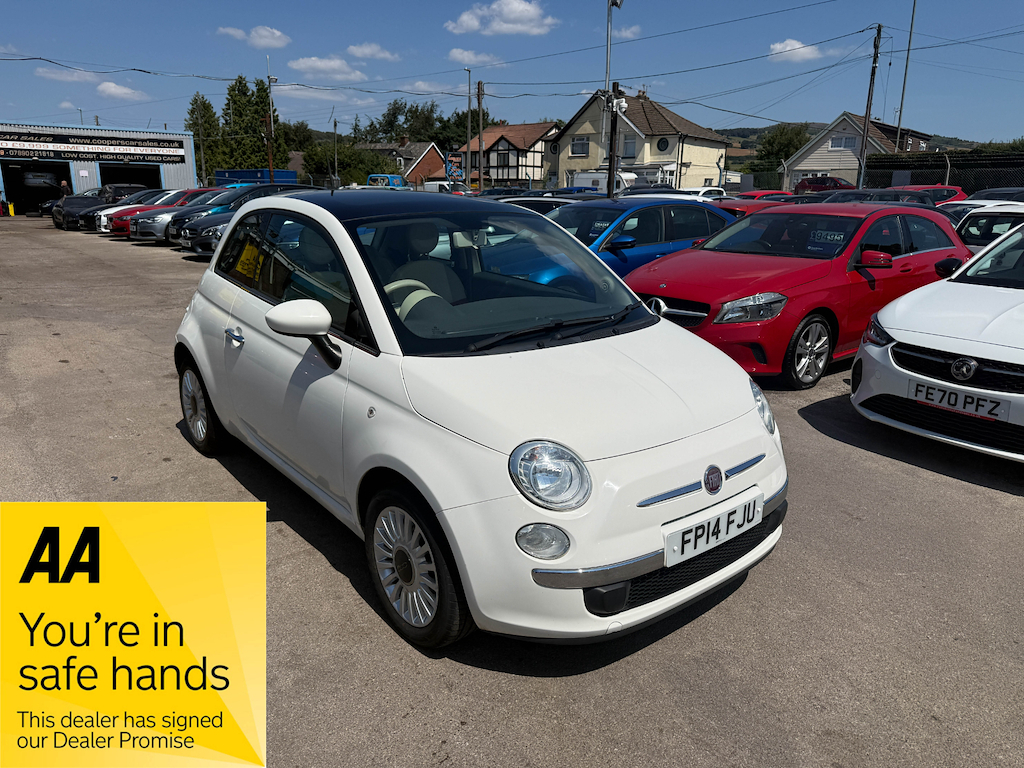 Fiat 500 Lounge White