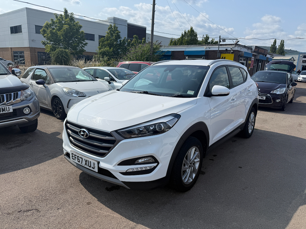 Hyundai Tucson Gdi Se Blue Drive White #3