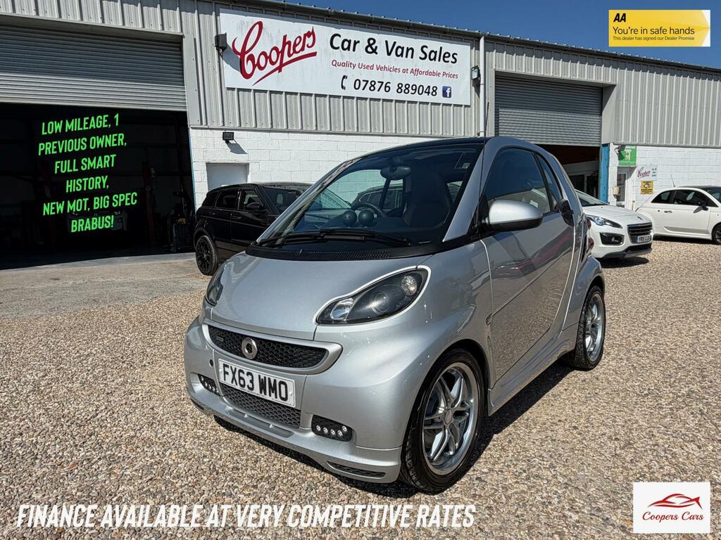 Smart Fortwo Coupe 1.0 Brabus Xclusive Coupe Softtouch Eur Silver