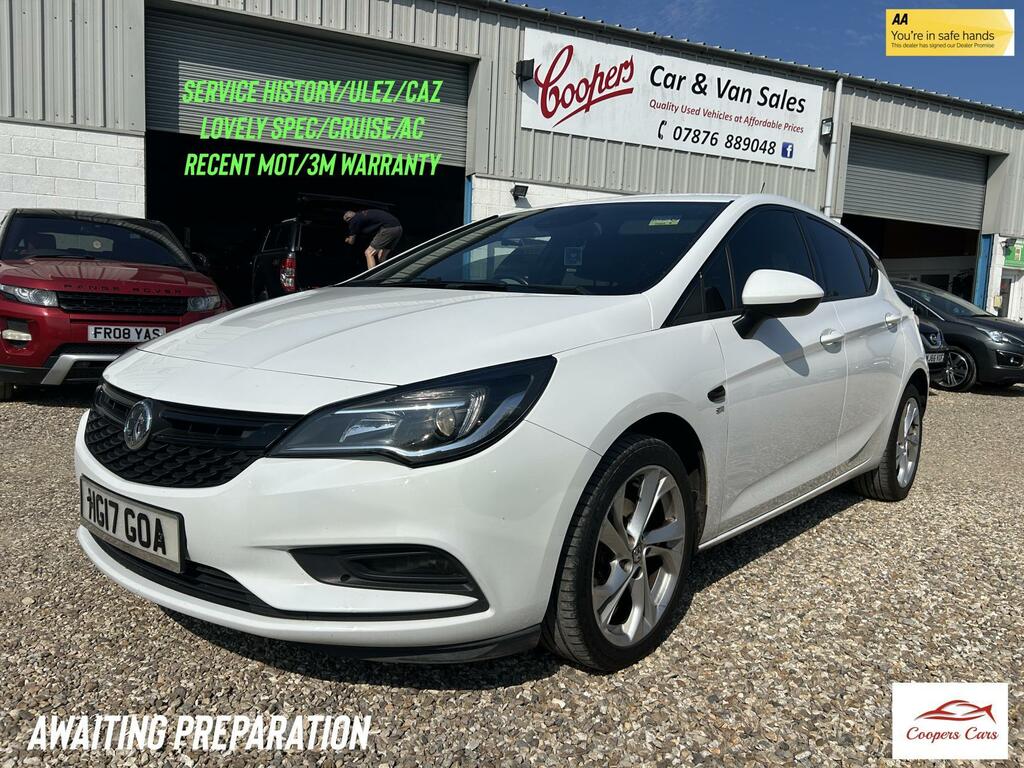 Vauxhall Astra Sri White