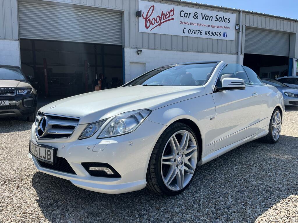 Mercedes-Benz E Class 3.0 E350 Cdi V6 Blueefficiency Sport Cabriolet White #2