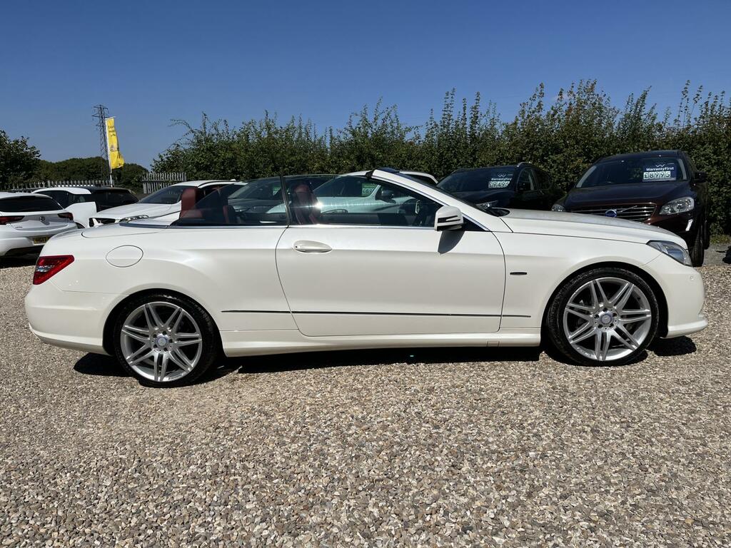 Mercedes-Benz E Class 3.0 E350 Cdi V6 Blueefficiency Sport Cabriolet White #3