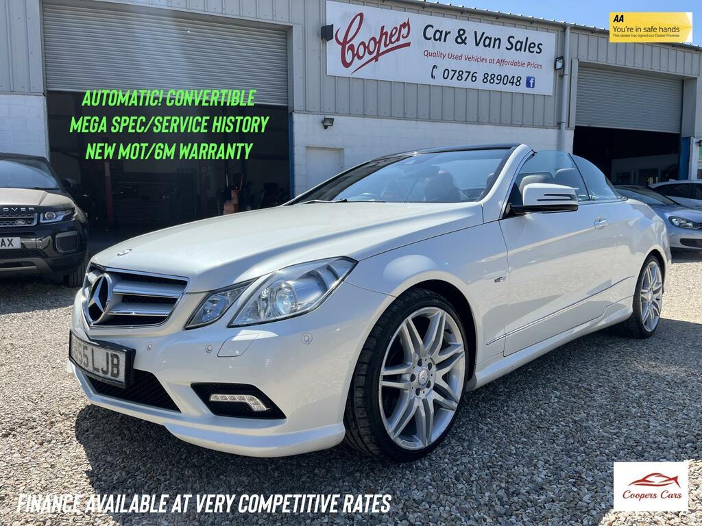 Mercedes-Benz E Class 3.0 E350 Cdi V6 Blueefficiency Sport Cabriolet White