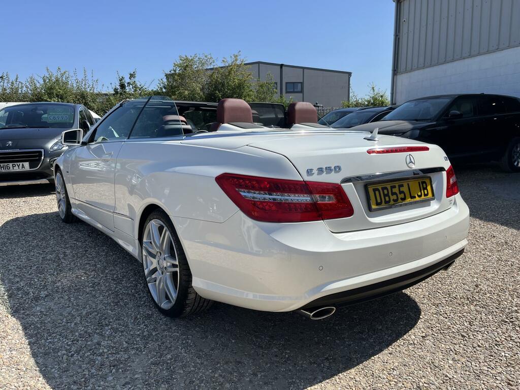 Mercedes-Benz E Class 3.0 E350 Cdi V6 Blueefficiency Sport Cabriolet White #5
