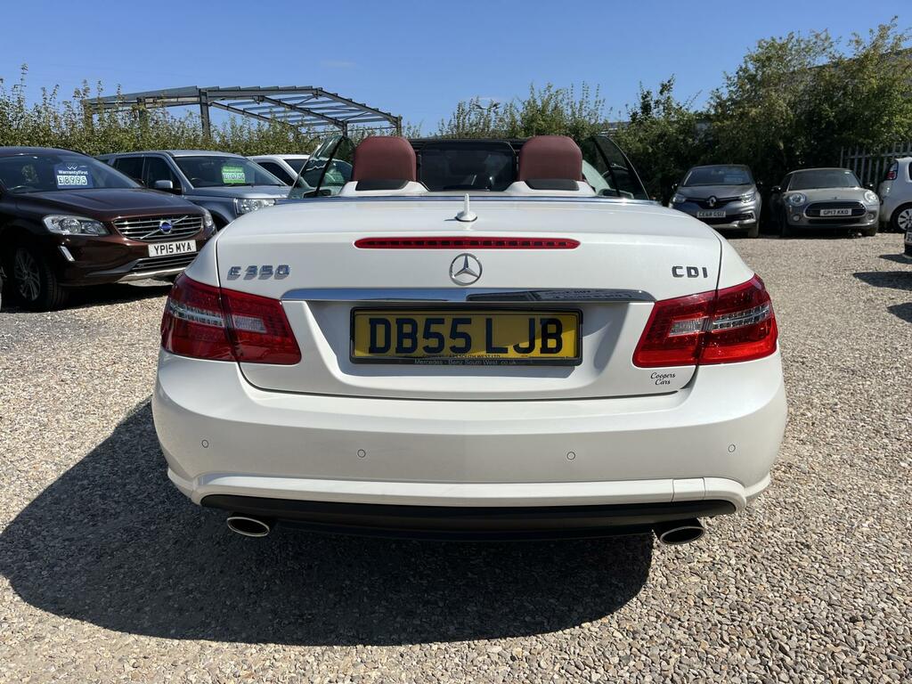 Mercedes-Benz E Class 3.0 E350 Cdi V6 Blueefficiency Sport Cabriolet White #4