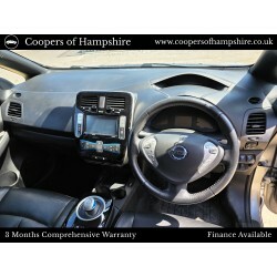 Nissan Leaf Electric White #4