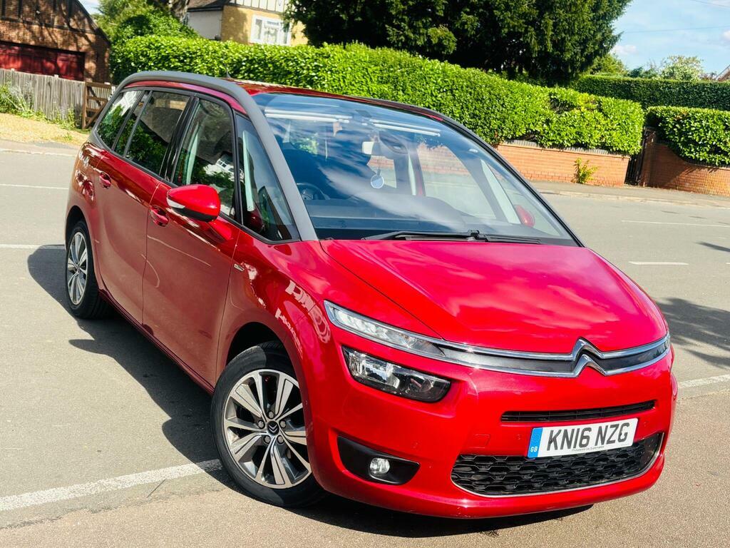 Citroen Grand C4 Picasso 1.6 Bluehdi Exclusive Euro 6 S S Red
