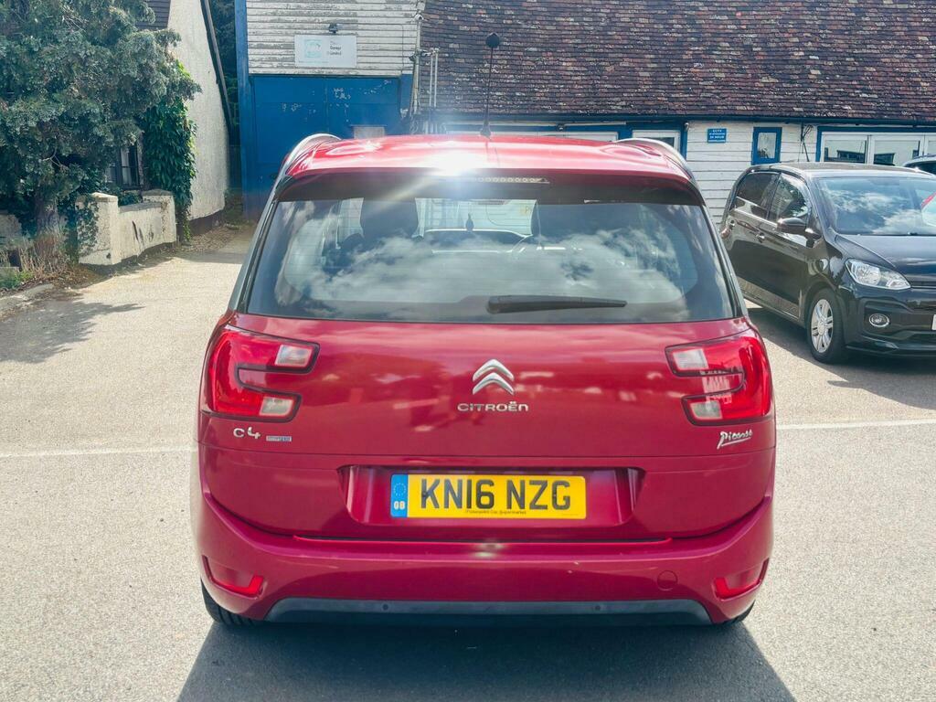 Citroen Grand C4 Picasso 1.6 Bluehdi Exclusive Euro 6 S S Red #5