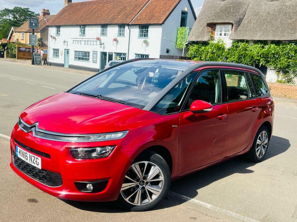 Citroen Grand C4 Picasso 1.6 Bluehdi Exclusive Euro 6 S S Red #3