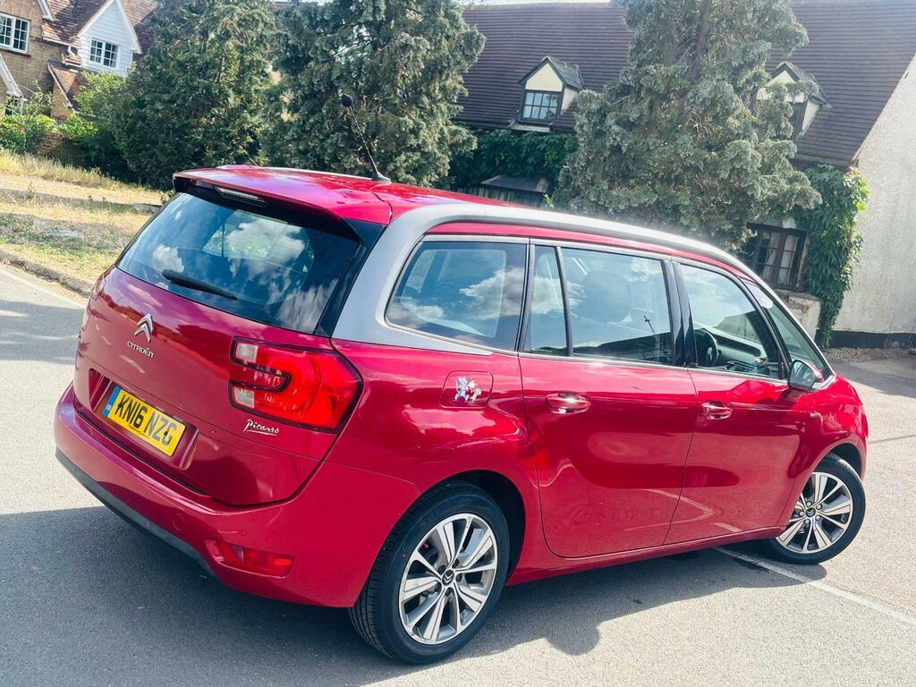 Citroen Grand C4 Picasso 1.6 Bluehdi Exclusive Euro 6 S S Red #4