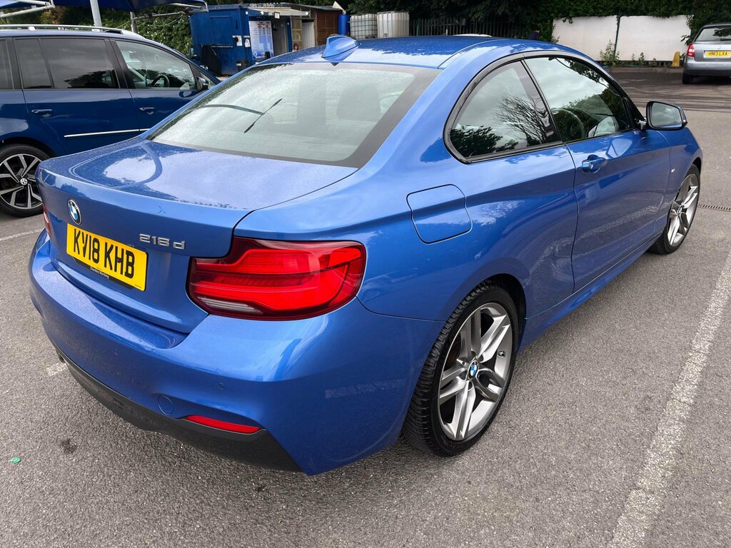 BMW 2 Series 2.0 218D M Sport Euro 6 Ss KV18KHB Blue #6