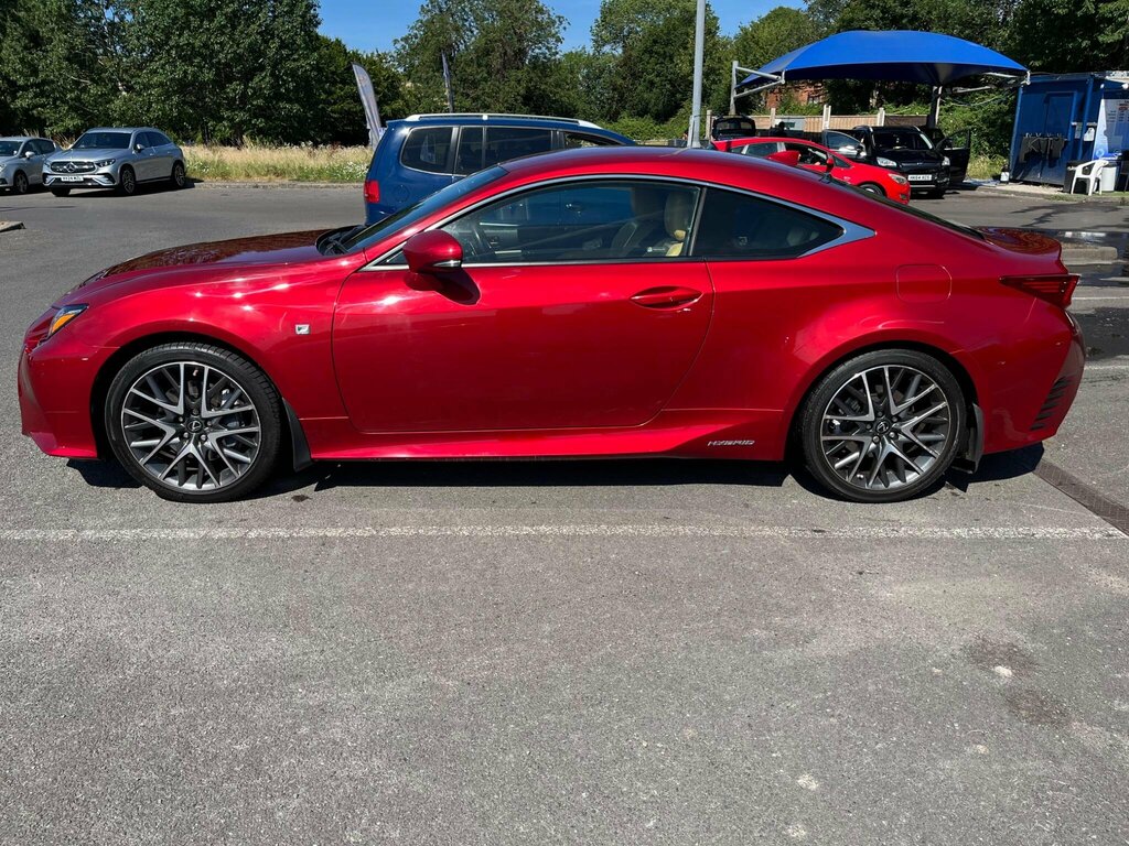 Lexus RC 2.5 300H F Sport Cvt Euro 6 Ss Red #4
