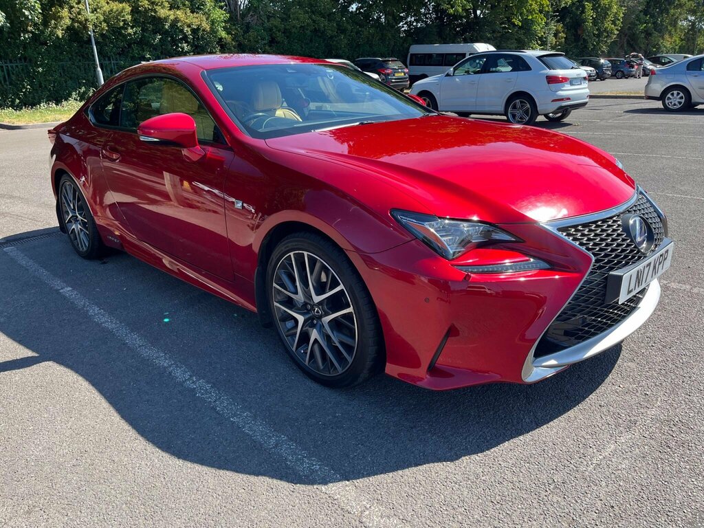 Lexus RC 2.5 300H F Sport Cvt Euro 6 Ss Red