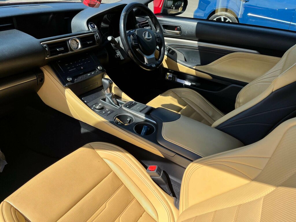 Lexus RC 2.5 F Sport P-nav Mark Levinson Sunroof Coupe Silver #17