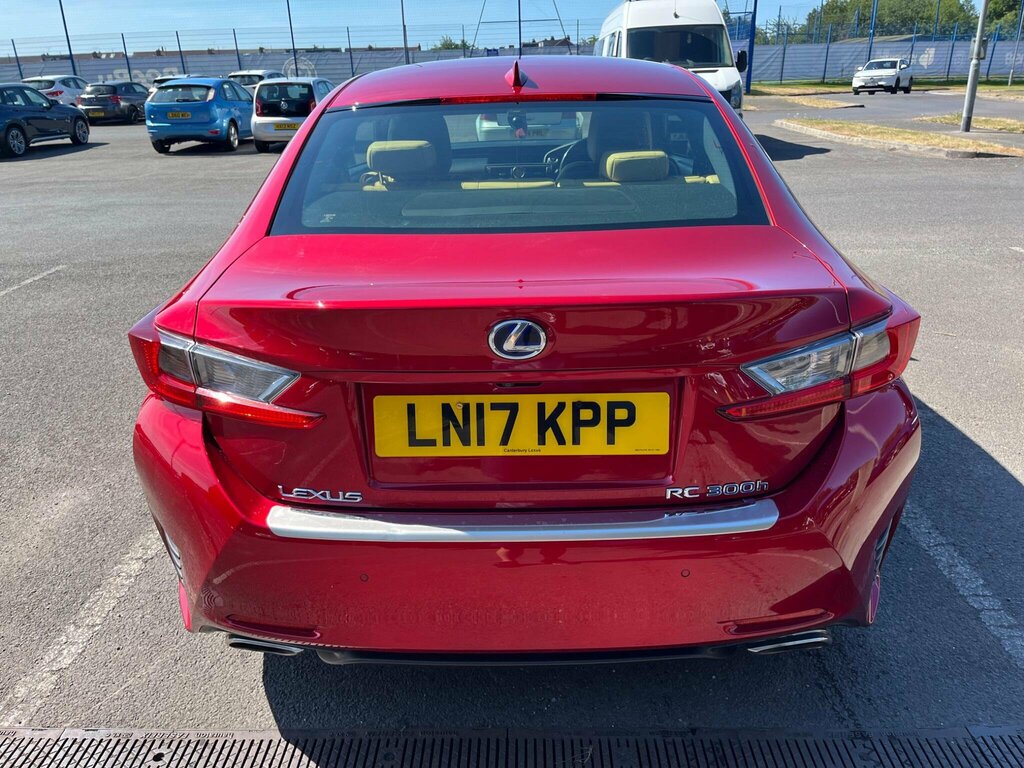 Lexus RC 2.5 300H F Sport Cvt Euro 6 Ss Red #6