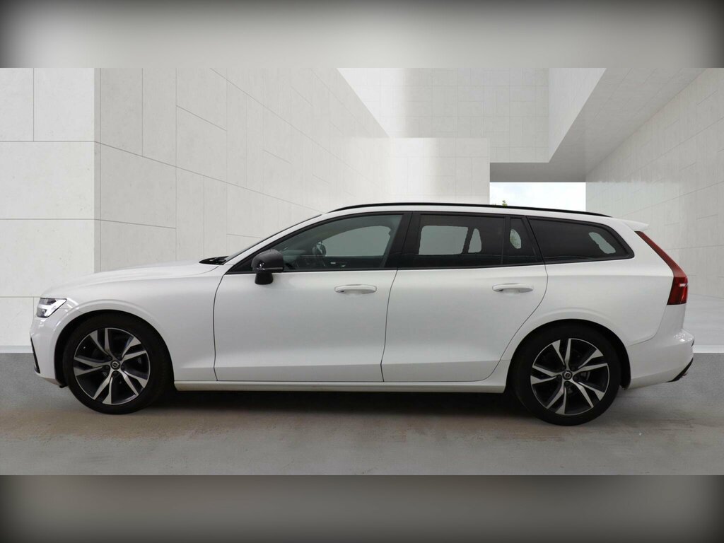 Volvo V60 2.0 B3 Mhev R-design Euro 6 Ss White #4