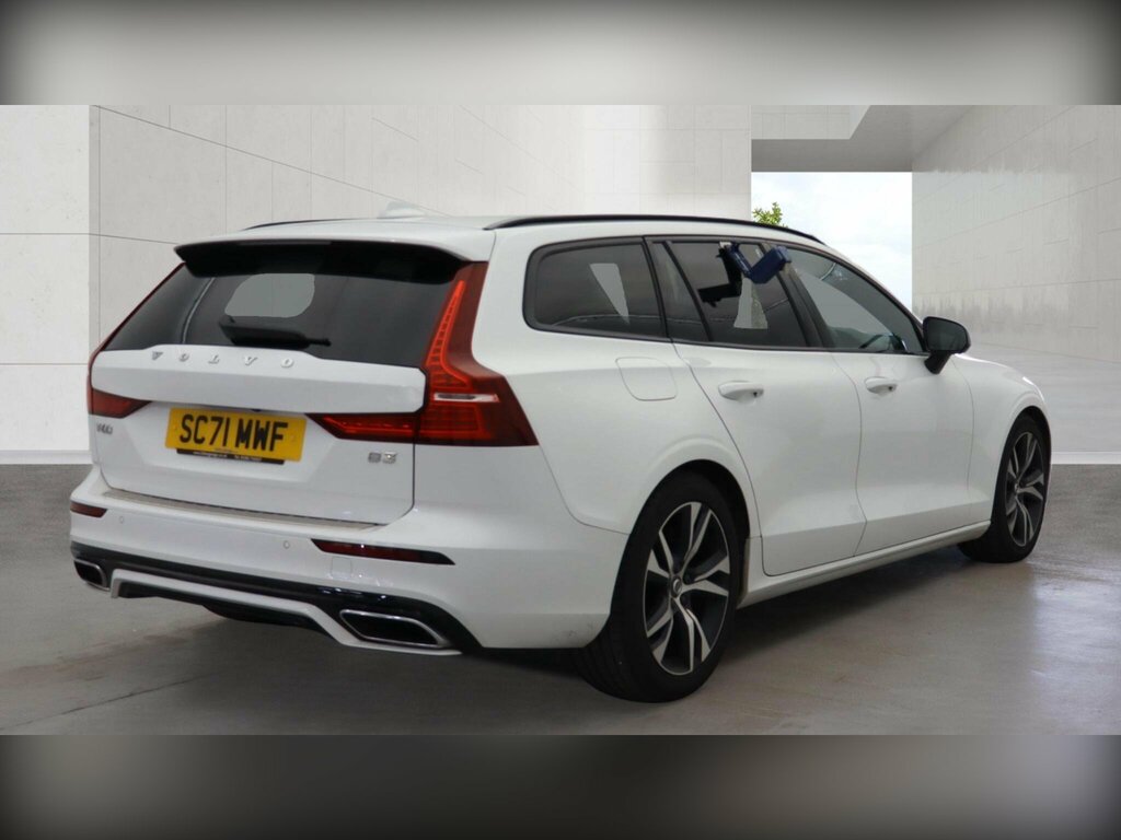 Volvo V60 2.0 B3 Mhev R-design Euro 6 Ss White #3