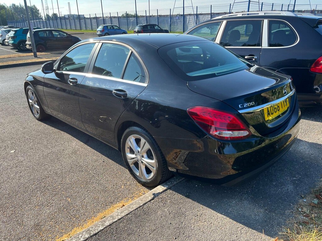 Mercedes-Benz C Class 2.0 C200 Se Executive Edition 7G-tronic Euro 6 S Black #4