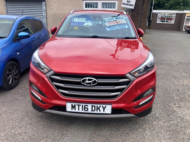 Hyundai Tucson 1.7 Crdi Blue Drive MT16DKY Red #3