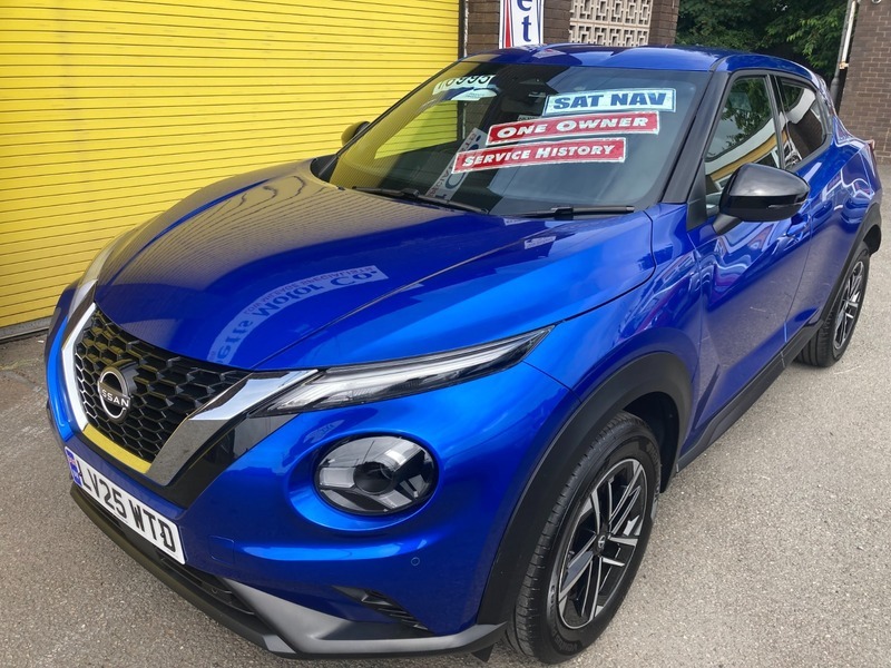 Nissan Juke 1.0 Dig-t N-connecta Suv Blue #3