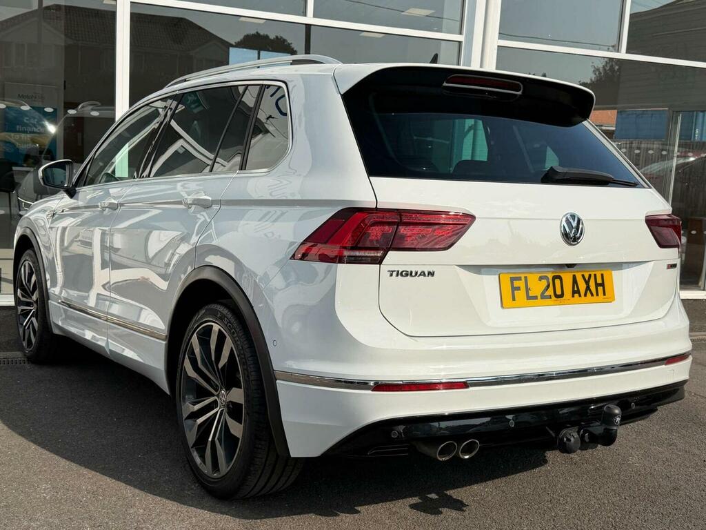Volkswagen Tiguan 2.0 Tdi R-line Tech Dsg 4Motion Euro 6 Ss White #2