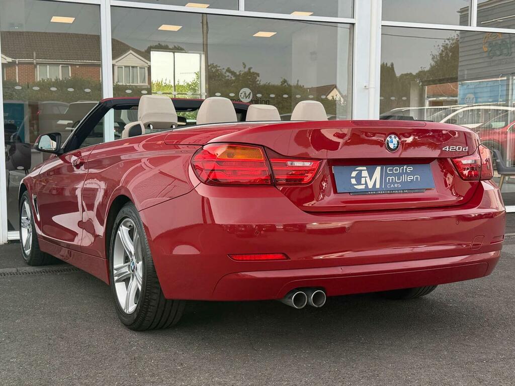 BMW 4 Series Convertible 2.0 420D Se Euro 6 Ss 201 DT66EUB Red #2