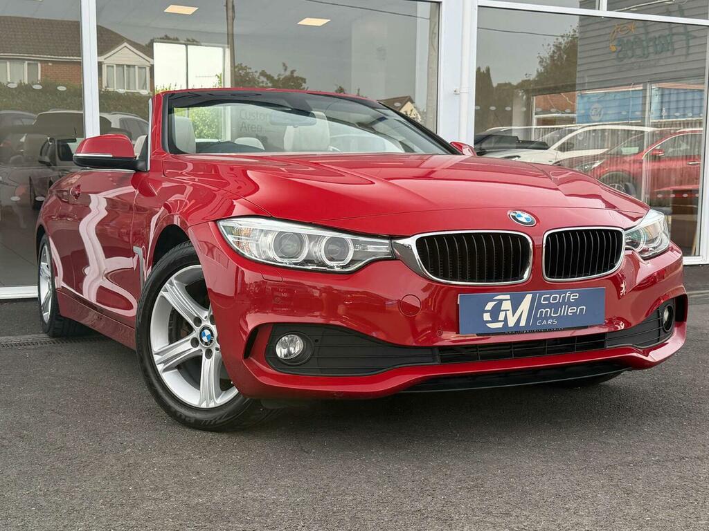 BMW 4 Series Convertible 2.0 420D Se Euro 6 Ss 201 DT66EUB Red