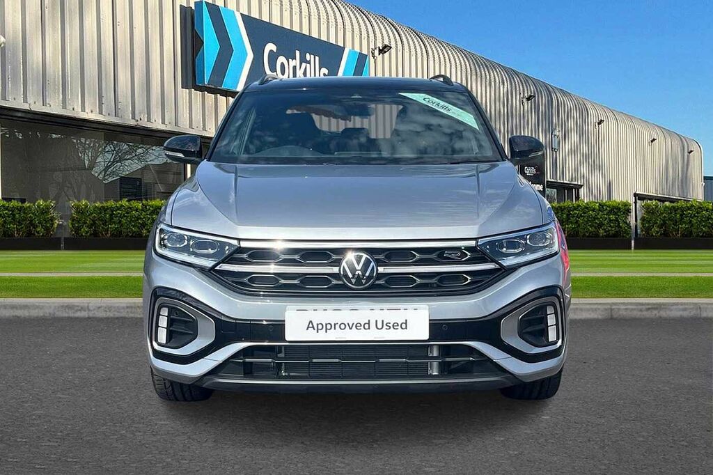 Volkswagen T-Roc 1.5 Tsi R-line Dsg 19 Misano Black Alloys White #8