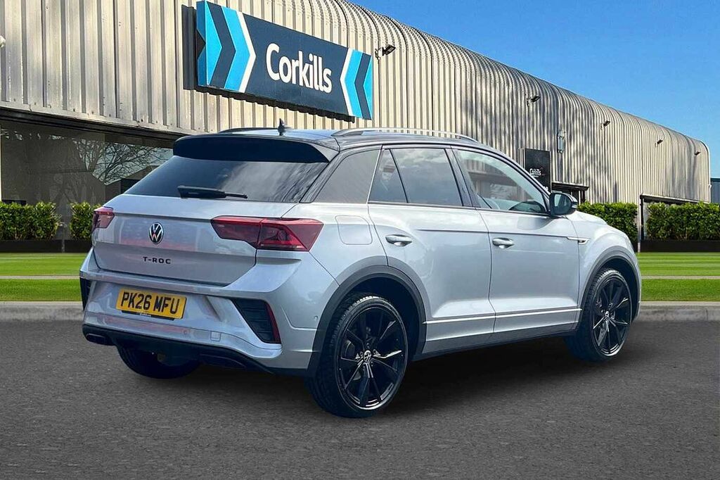 Volkswagen T-Roc 1.5 Tsi R-line Dsg 19 Misano Black Alloys White #22