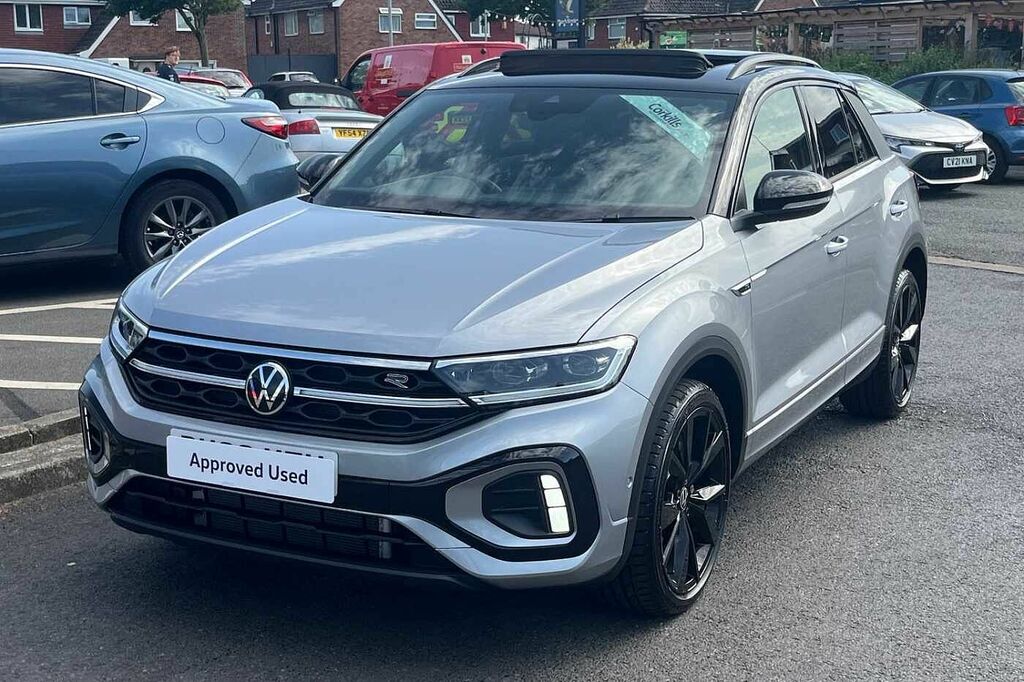 Volkswagen T-Roc 1.5 Tsi R-line Dsg 19 Misano Black Alloys White #34