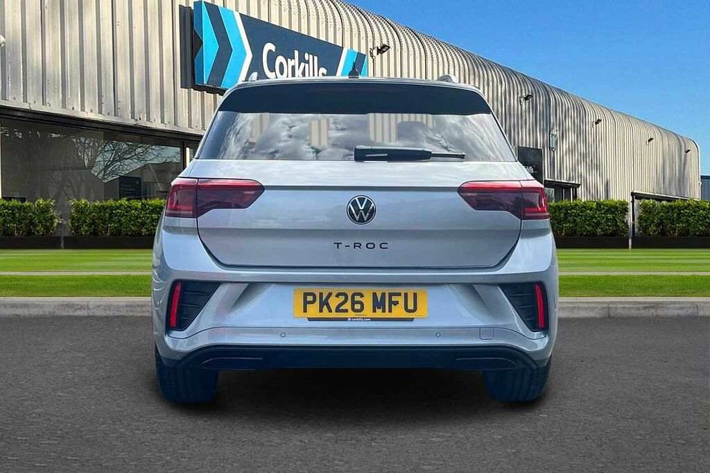Volkswagen T-Roc 1.5 Tsi R-line Dsg 19 Misano Black Alloys White #7