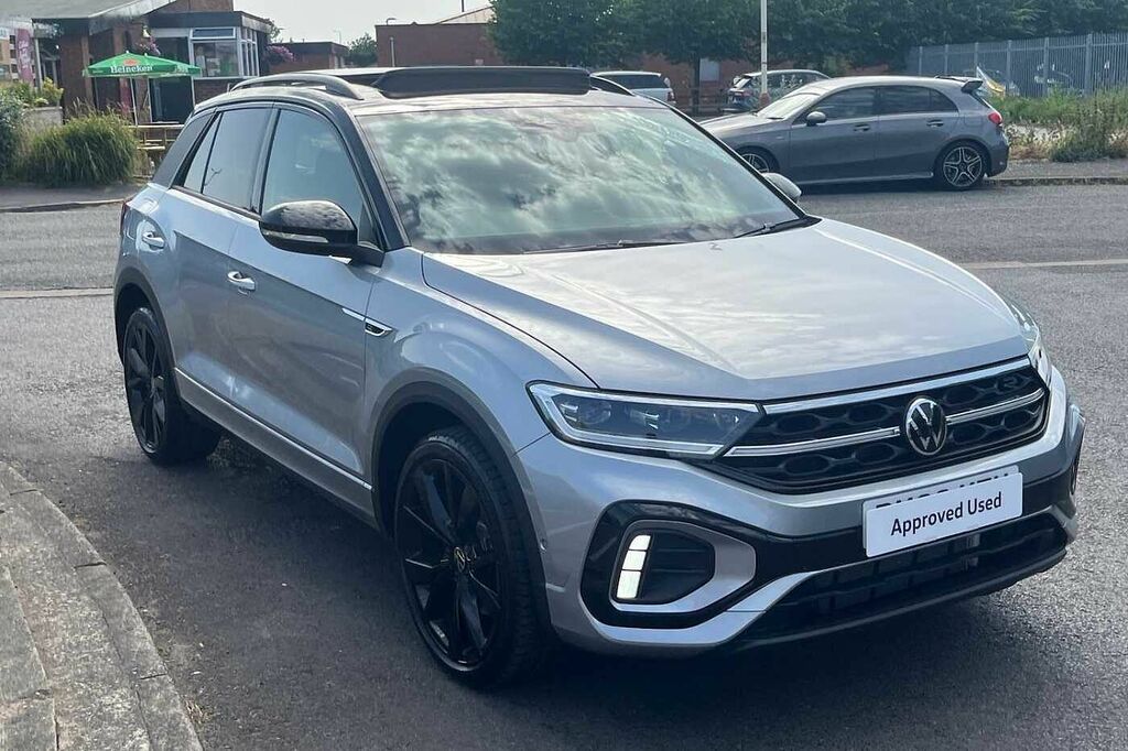 Volkswagen T-Roc 1.5 Tsi R-line Dsg 19 Misano Black Alloys White #35