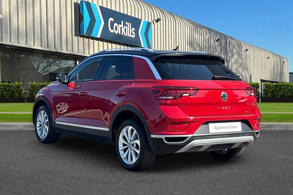 Volkswagen T-Roc 2.0 Tsi 4Motion Style Dsg FG23VKA Red #3