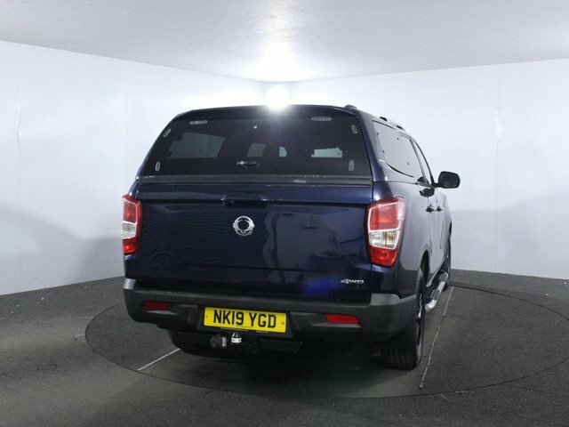 SsangYong Musso 2.2D Saracen Pickup Double Cab 4Wd NK19YGD Blue #6