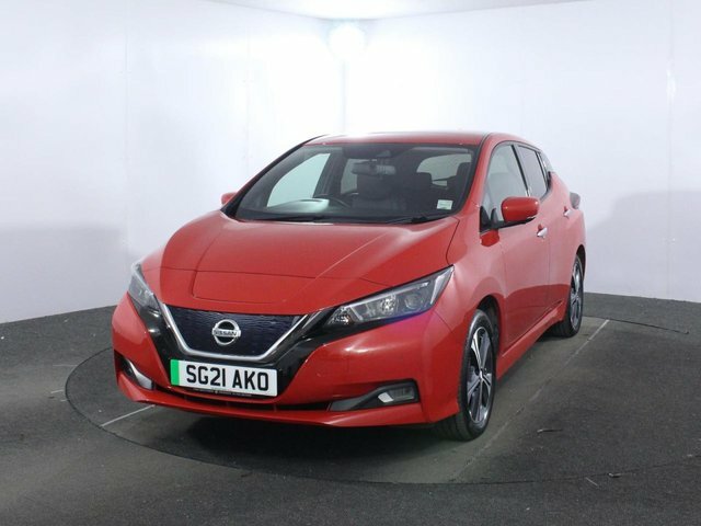 Nissan Leaf 62Kwh E N-connecta Hatchback 2 SG21AKO Red #3