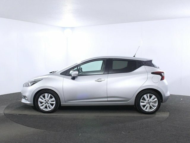 Nissan Micra 1.0 Ig-t Acenta Hatchback Euro 6 DV70WRJ Silver #3