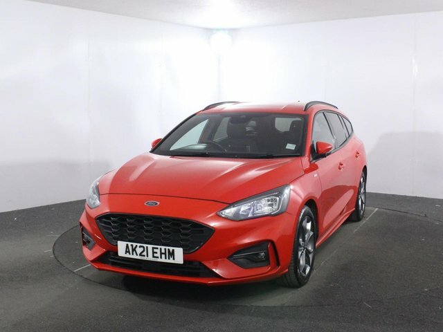 Ford Focus 1.5 Ecoblue St-line Estate Euro AK21EHM Red #2