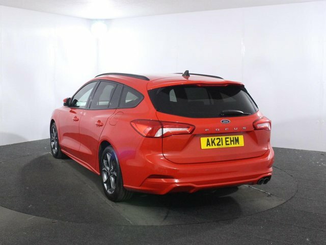 Ford Focus 1.5 Ecoblue St-line Estate Euro AK21EHM Red #4