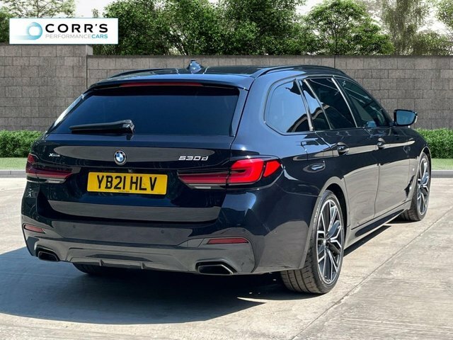 BMW 5 Series 3.0 530D Mht M Sport Touring Hybrid Ste Black #3