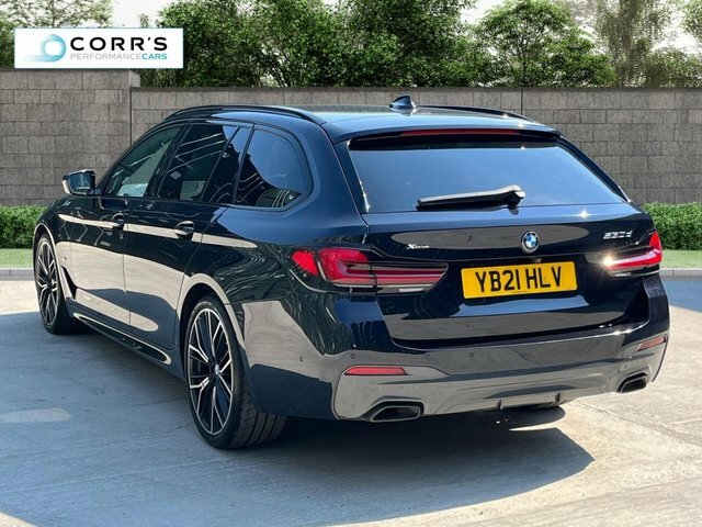 BMW 5 Series 3.0 530D Mht M Sport Touring Hybrid Ste Black #4